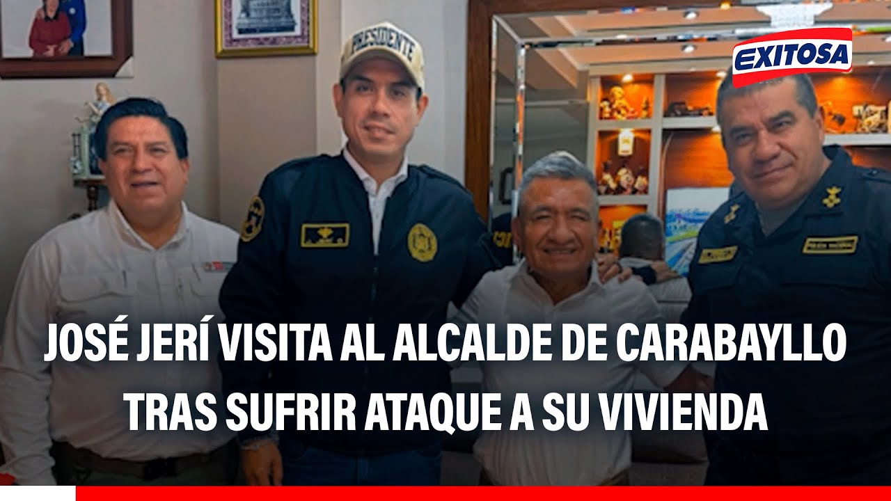 🔴🔵 José Jerí visita al alcalde de Carabayllo tras sufrir ataque a su vivienda