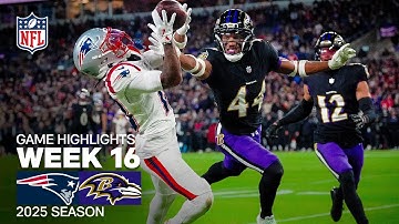 New England Patriots vs Baltimore Ravens Game Highlights | 2025 NFL Season Week 16