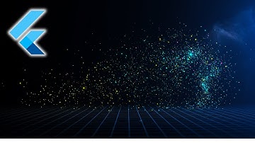 Flutter Particle Field Animation | Real-Time Motion Effects with CustomPainter!