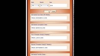 Pregnancy EDD Calculator for Mac by ManalSoft screenshot 4