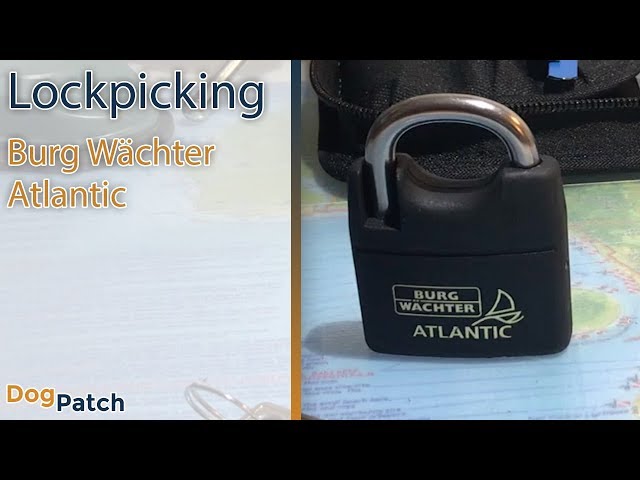 Einsteckschloss picken/öffnen Burg-Wächter Schlüssellochsperre knacken/Lock  Picking/Pick-Set 