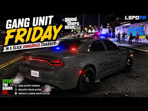 🚨 GTA 5 MODS LSPDFR GANG CRACKDOWN! 🔥 South Fulton Unmarked Charger Patrol