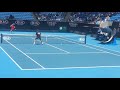 Federer / Goffin Practice Set AO 2020