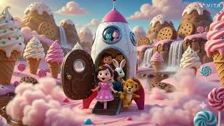 🚀 Magical Candy Planet Adventure! 🍭 Cute 3D Cartoon Story for Kids