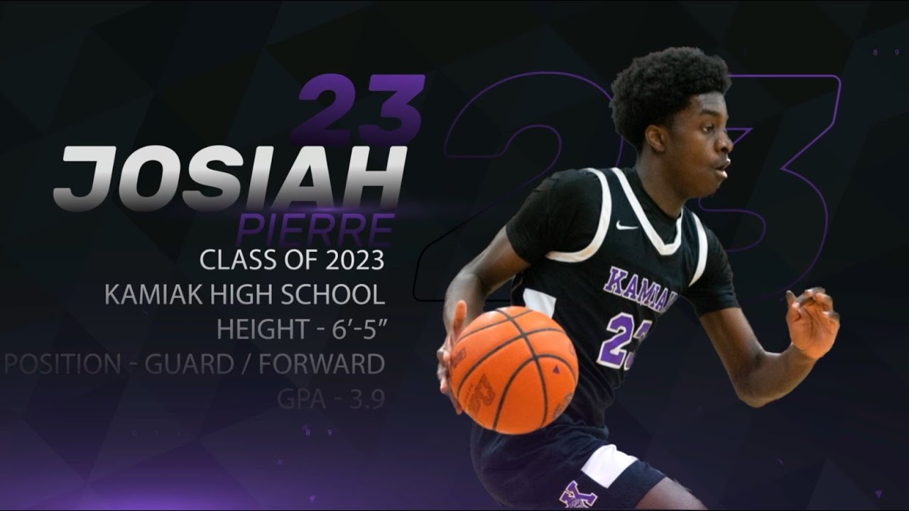 Josiah Pierre 6'5 G/F Kamiak High School Class of 2023 YouTube