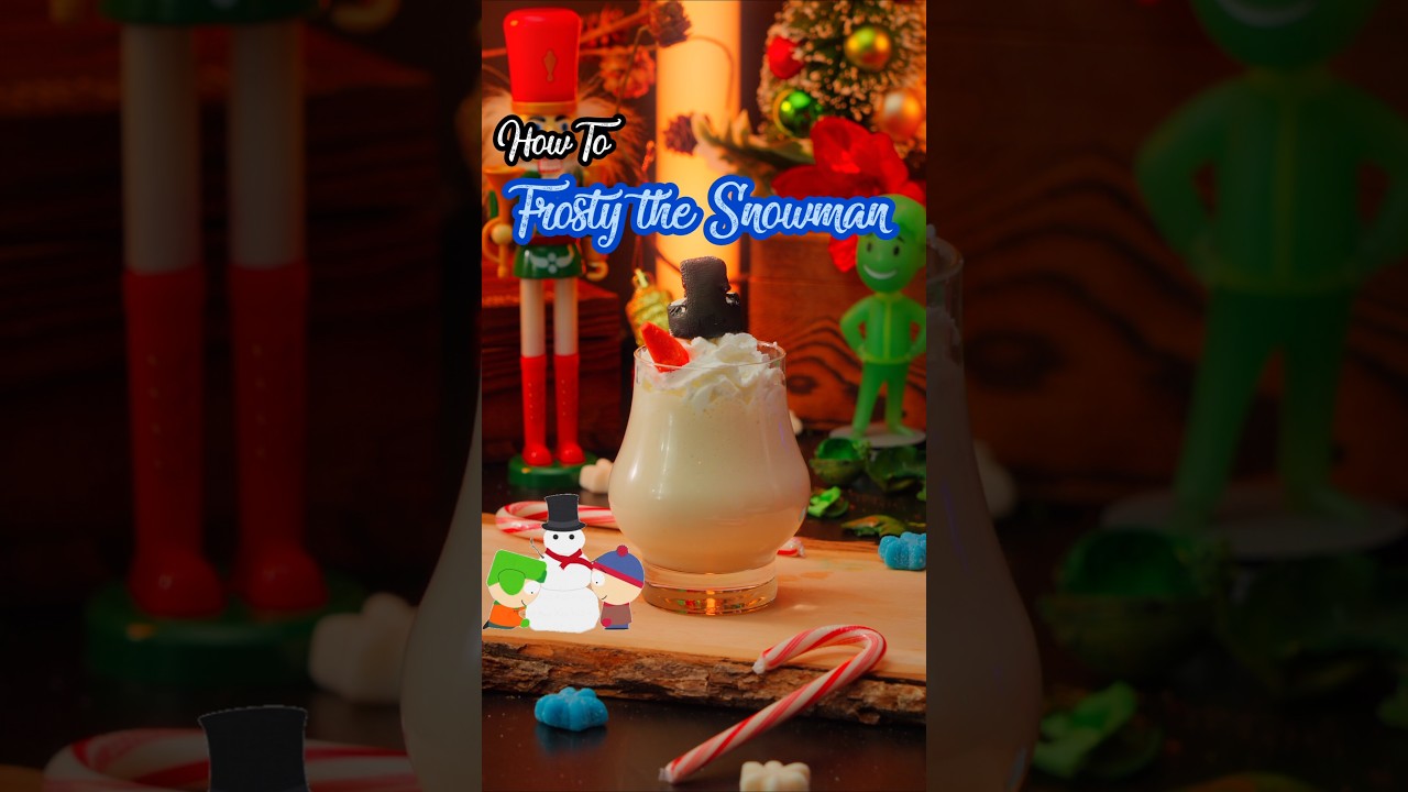 How To Make Frosty The Snowman | Non-Alcoholic Christmas Milkshake | 