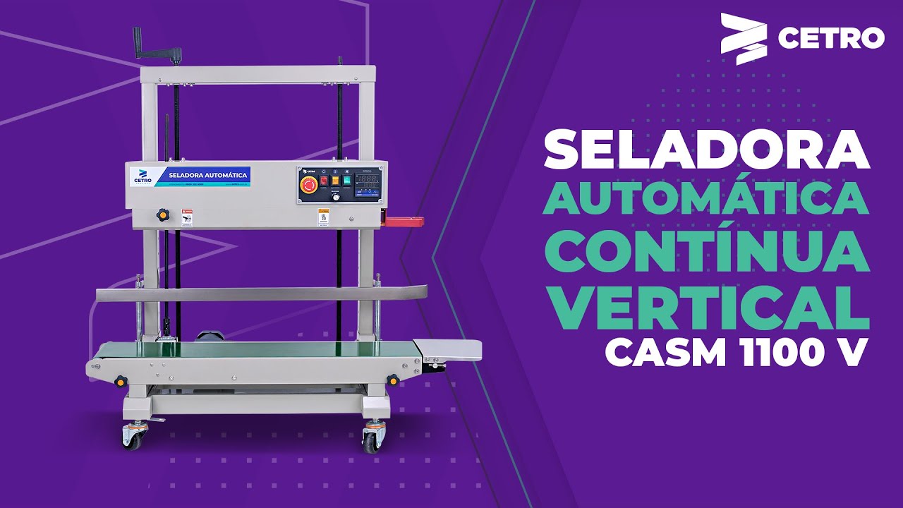 Seladora Automática Contínua Vertical CASM 1100 V
