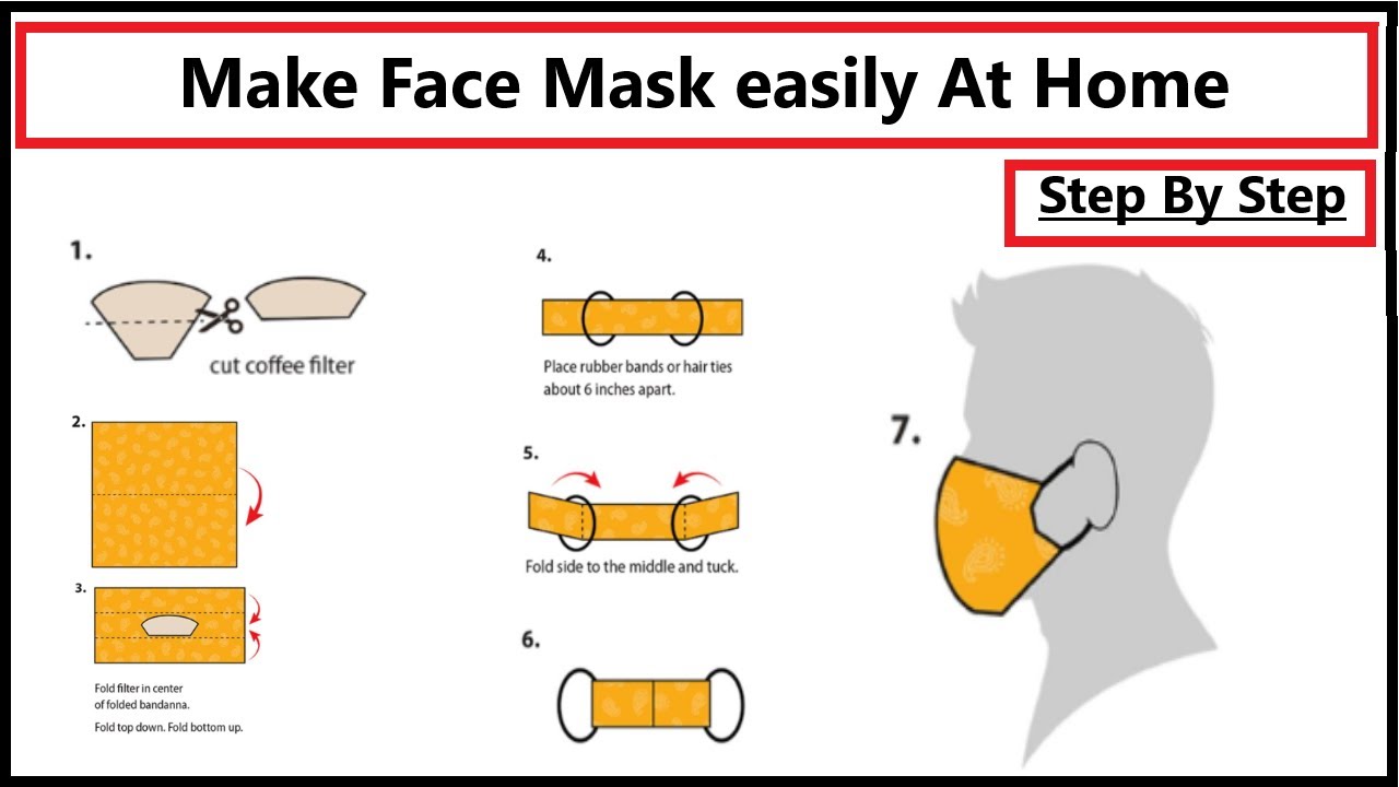 How to make mask at home | how to make at home face mask | how to make ...