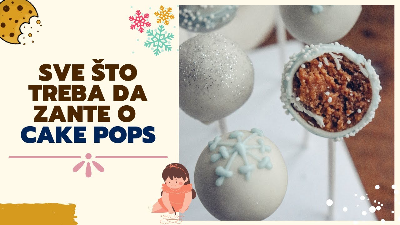 Keks kuglice na štapiću l CAKE POPS - koje deca obožavaju