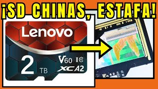 ¡LA VERDAD DE LAS TARJETAS SD CHINAS! ESTAFA ABSOLUTA.