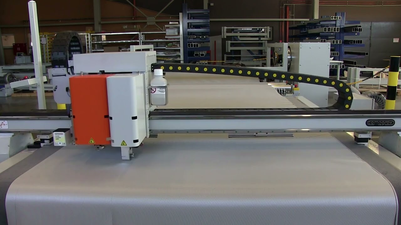 COMAGRAV Motorized Cutting Disc (MCD) Module –HS Rotary Cutting for Technical Textiles Materials