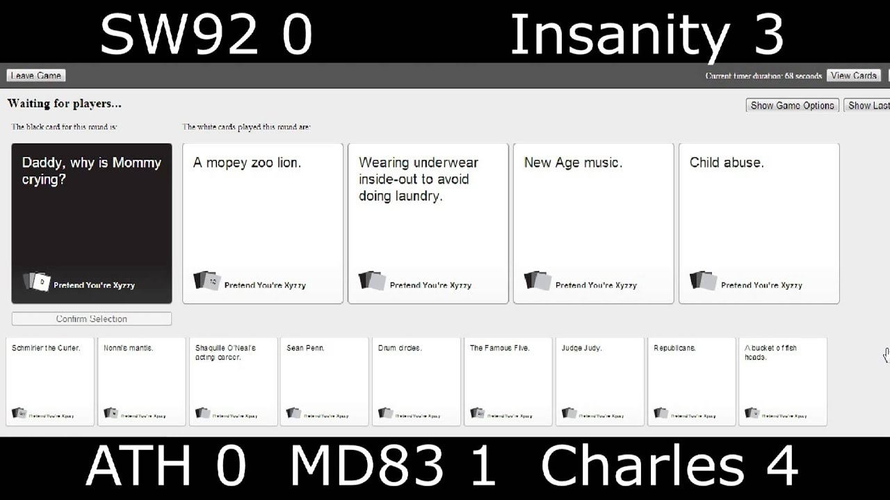 Legion of Geeks Play Cards Against Humanity Episode 1