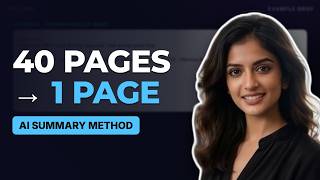 How to Summarize Long PDFs and Documents With AI (4-Step Method)