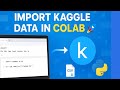 How to Import Data from Kaggle to Google Colab | 2025