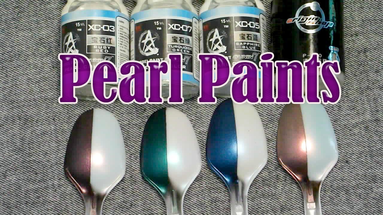 GunplaVsDoll Pearl Paints Gunpla Paint Test YouTube