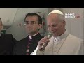 On the FLIGHT to CAMERONN, POPE LEO says St. AUGUSTINE “remains important”