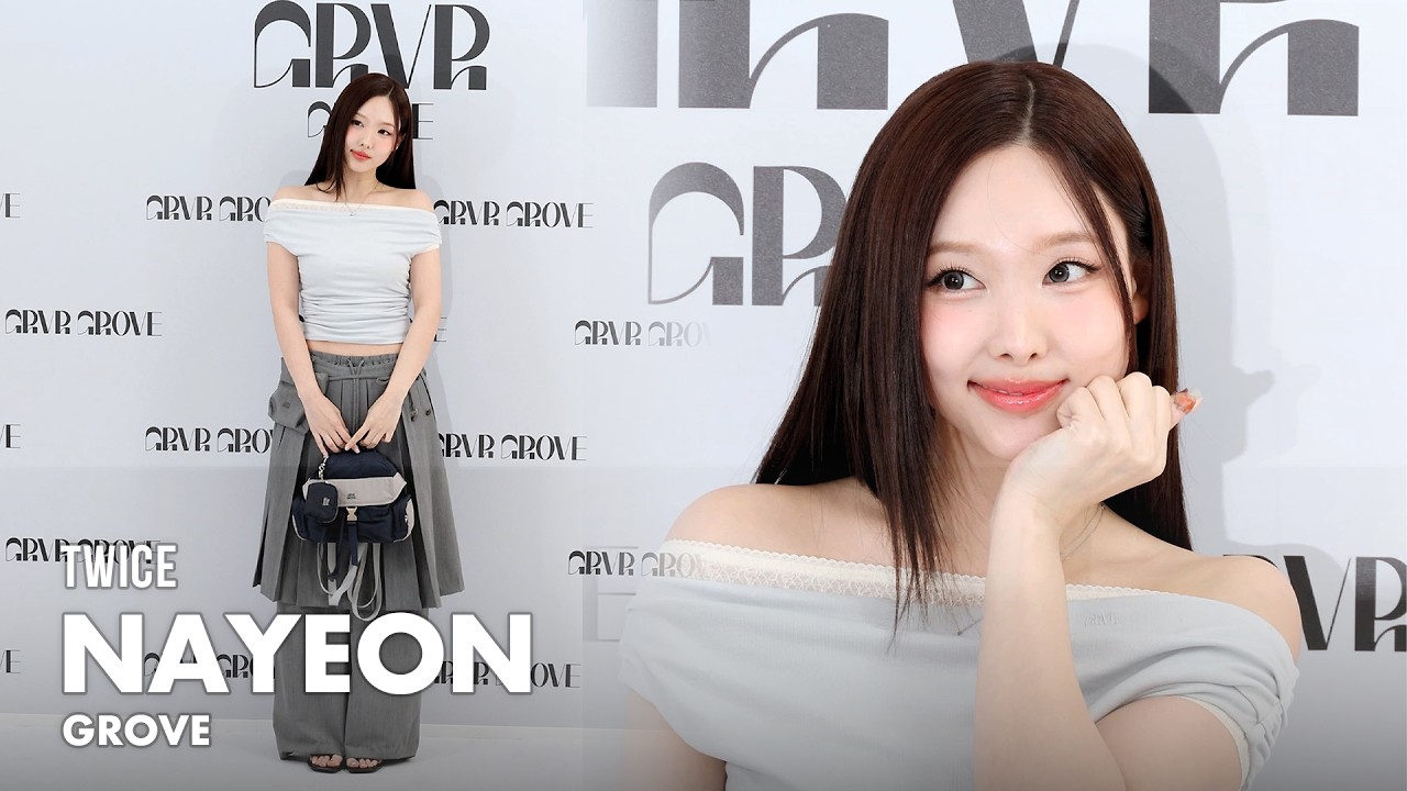 TWICE's Nayeon Stuns With Fresh Summer Vibes at Grove Store Appearance