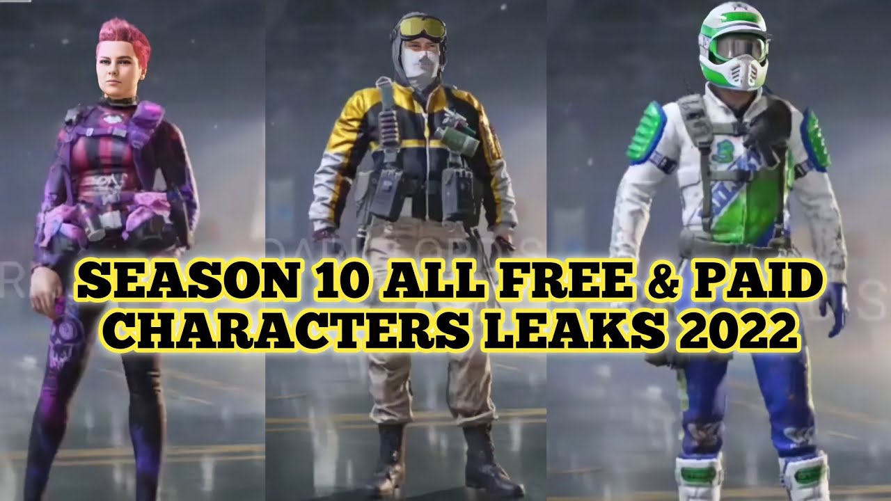 codm Season 10 Daily Login Character leak |codm Season 10 All Free Characters & Paid Characters 2022