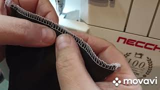 картинка: Оверлок Necchi 4554D. Работа ножа, глубина обрезки ткани.