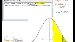 How to find p-values using GRETL