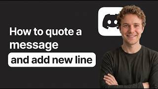 How to Quote a Message and Add a New Line on Discord (Step by Step)