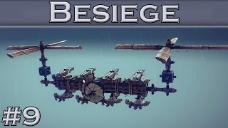 Besiege Lets Play: Ep. 9- Crossbow and Fails