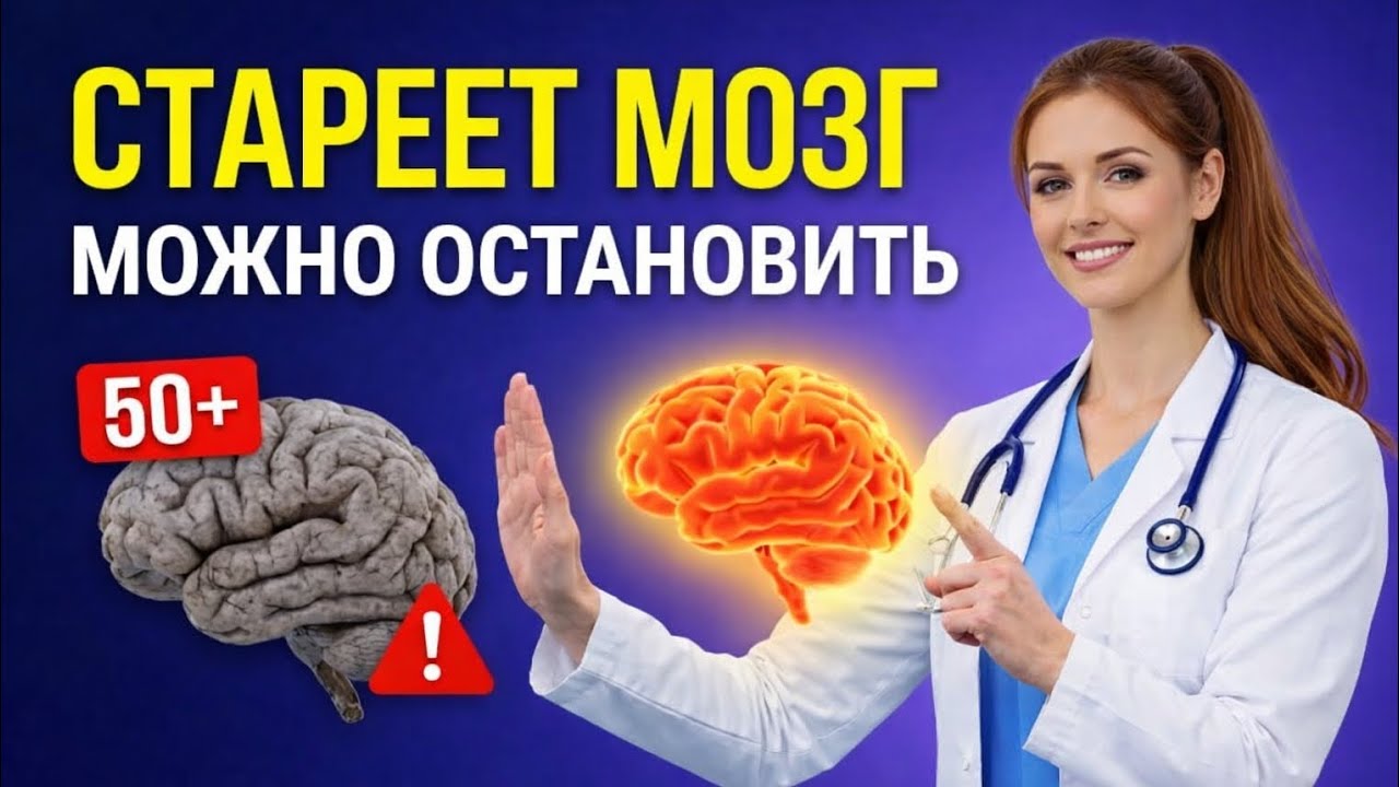 Стареет мозг? Это можно остановить — особенно после 50!