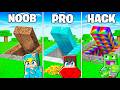 BUNKIER NOOB vs PRO vs HACKER w Minecraft!