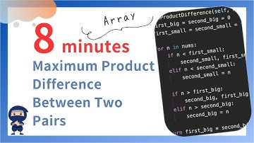 Maximum Product Difference Between Two Pairs - LeetCode #1913 - Python, JavaScript, Java and C++