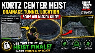 Drainage Tunnel Location - Kortz Center Heist | GTA Online