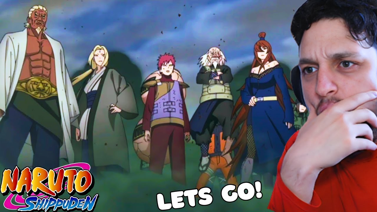 THE 5 KAGE vs MADARA!!! | Naruto Shippuden REACTION | Episode 323-324
