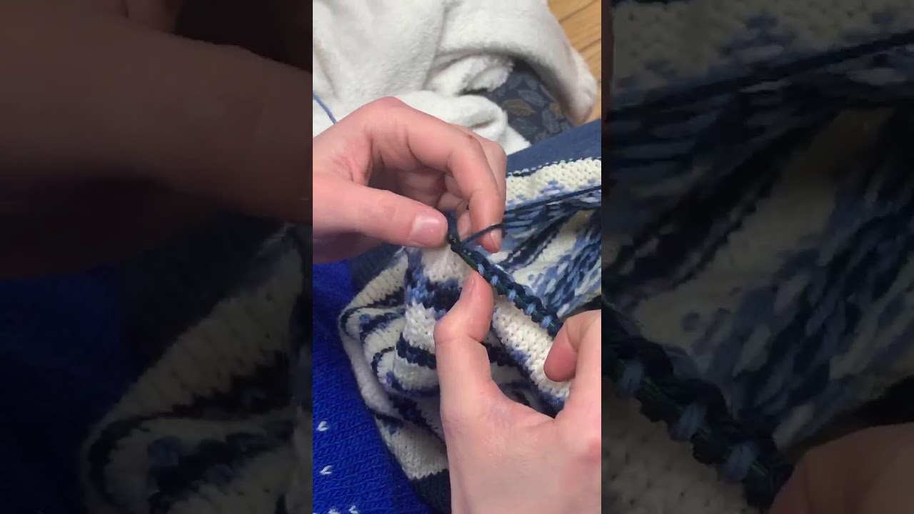 Combination knitting - colorwork - YouTube