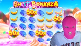 SO MANY 50x MULTIPLIERS DROPPED ON SWEET BONANZA! (INSANE PROFIT) screenshot 5