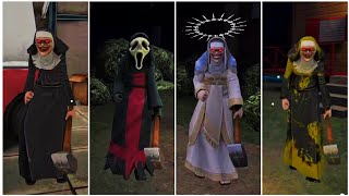 Ice Scream 8 Evil Nun Game Over Scene In Different Skins screenshot 4
