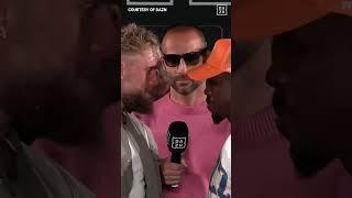 'BIG FOR NOTHING' Jake Paul vs. Andre August Face Off #shorts