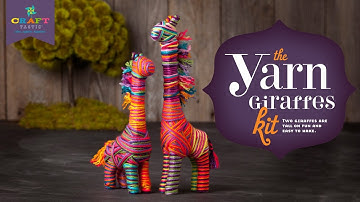 Craft-tastic Yarn Giraffes Kit