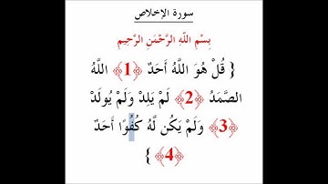 Qur'an Surat Alikhlas سورة الاخلاص احمد بن علي العجمي