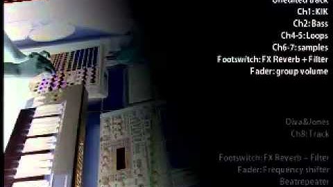 First liveset in studio with my Akai APC 40