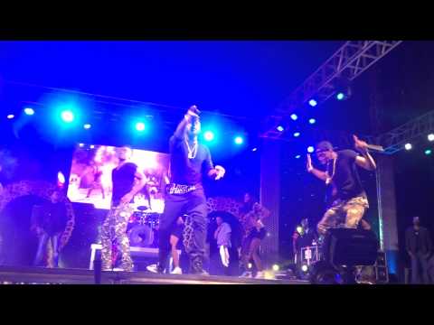 Diamond & Davido perform 'Number One' at 2014 Serengeti Fiesta Concert