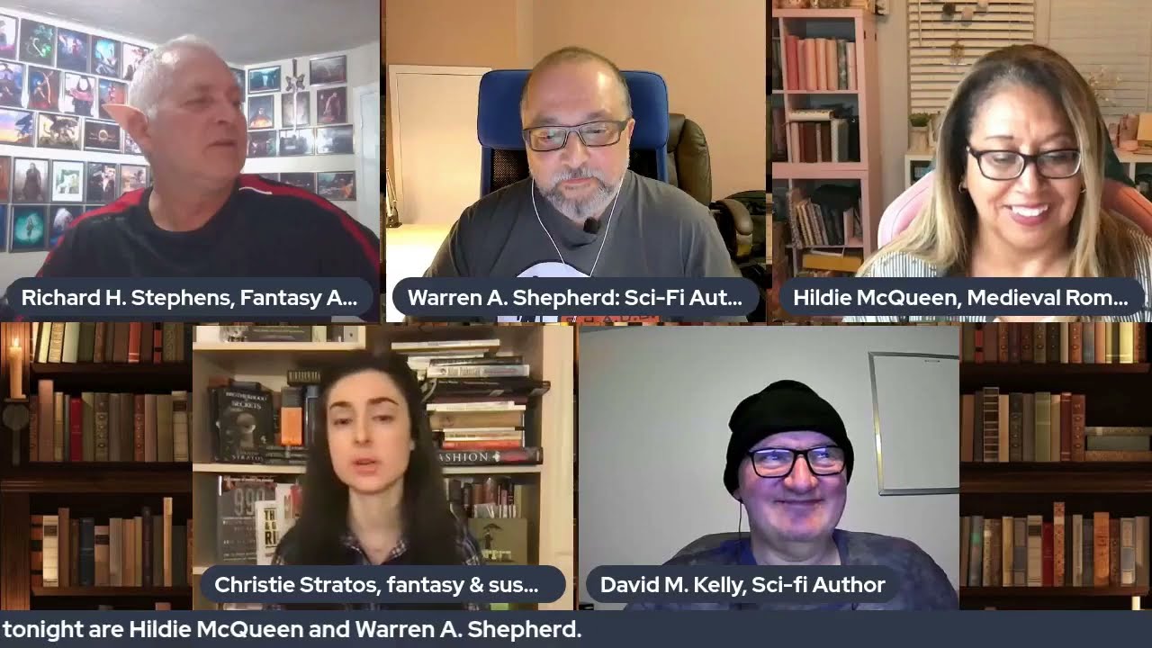 Another fun-filled live read featuring authors Hildie McQueen and Warren A. Shepherd - LFL 