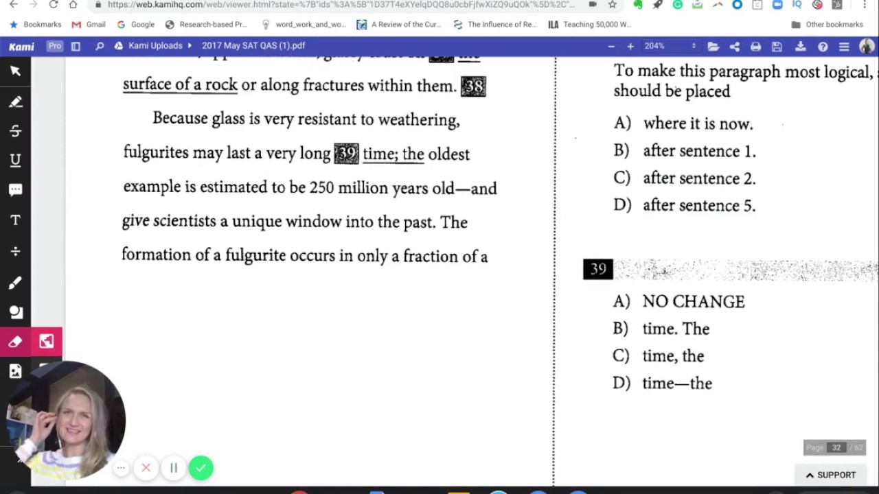 Difficult SAT Grammar Question [SAT TRICKS] - YouTube