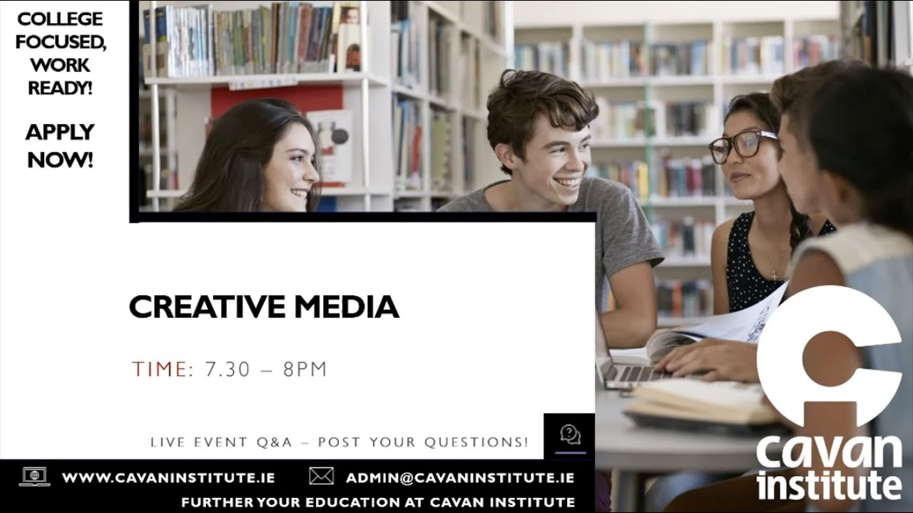 Virtual Open Week 2021 - Discussion on Creative Media Courses