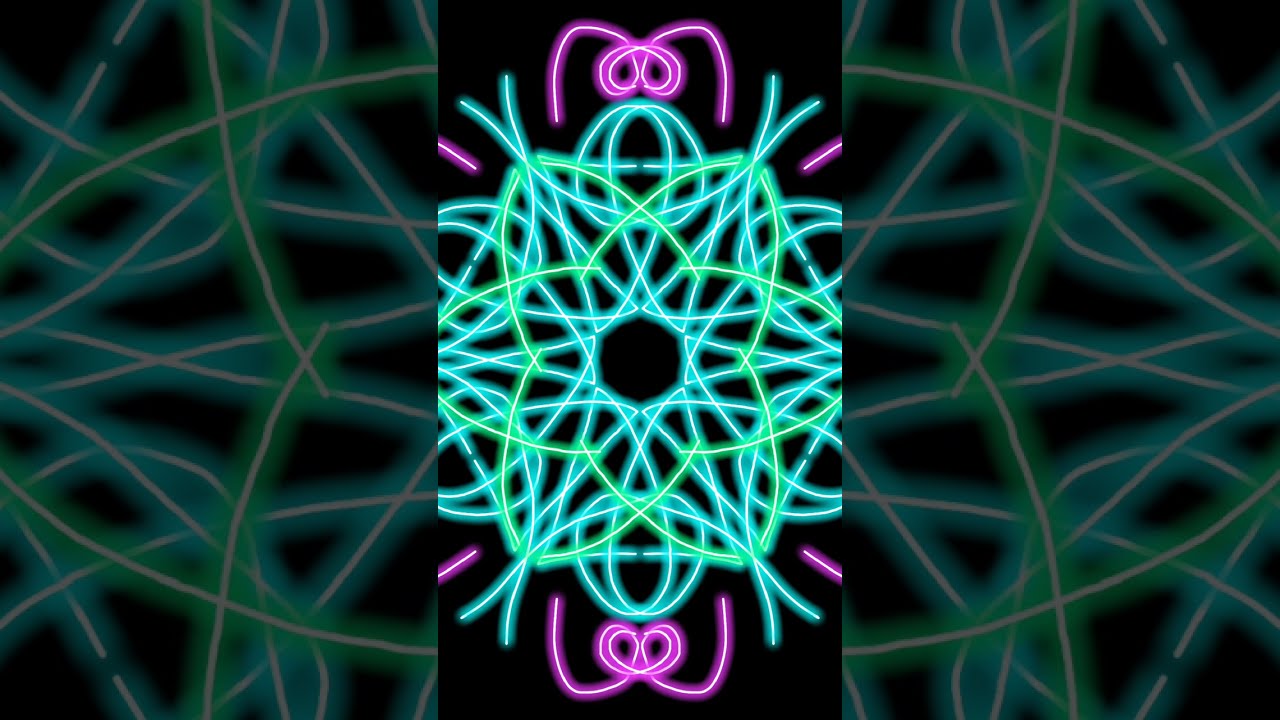 Neon flower 06-10-2022 - YouTube