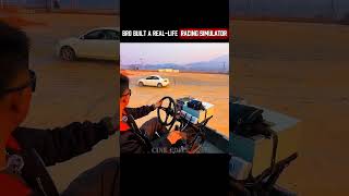 Bro Built a real life racing simulator 🤯 #automobile #shorts