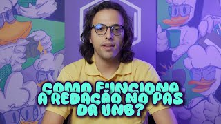 Como funciona a redação no PAS