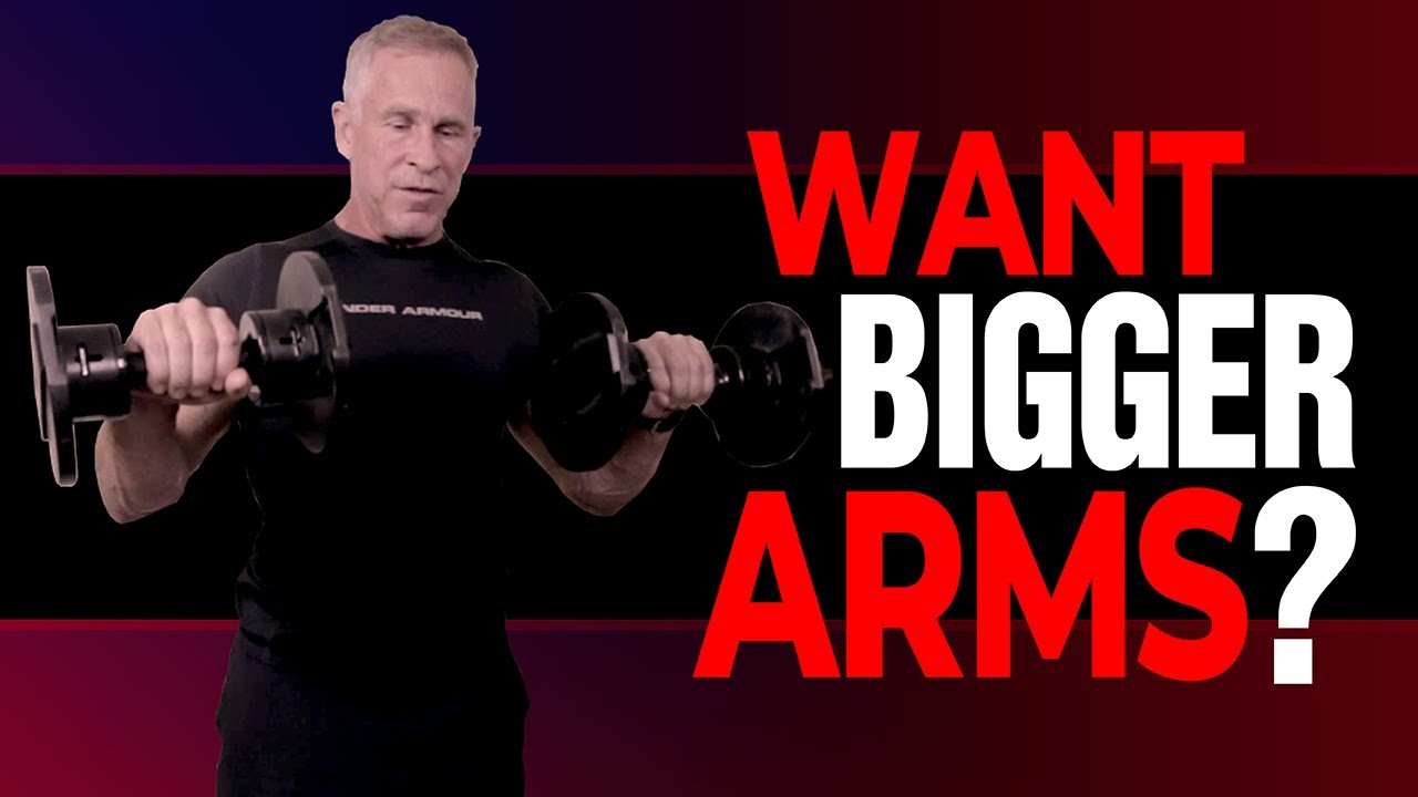 5 BEST Resistance Band Dumbbell Exercises For BIGGER ARMS After 40