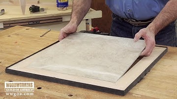 Build a Tiled Table- Part 2 Frame the Tile  |  Woodworkers Guild of America
