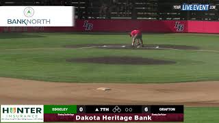Edgeley vs Grafton - North Dakota State B Legion Baseball Tournament
