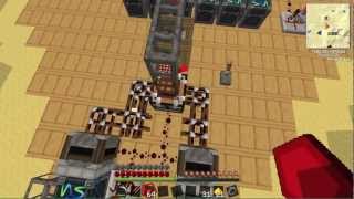 Minecraft Tekkit : An (near) infinite tnt cannon, self loading, building, and firing
