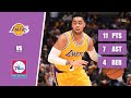TB - D'Angelo Russell - 11 Points, 7 Assists, 4 Rebounds vs 76ers - 2016-17 Regular Season